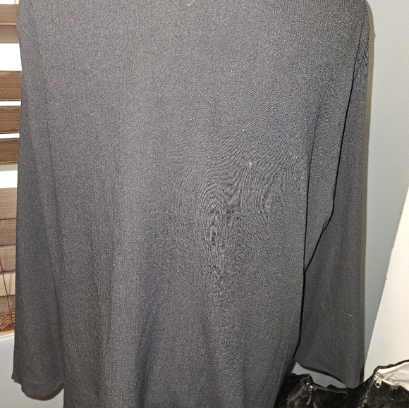 Pendleton Womans Black Long Sleeve Blouse Size 18w - Picture 8 of 13